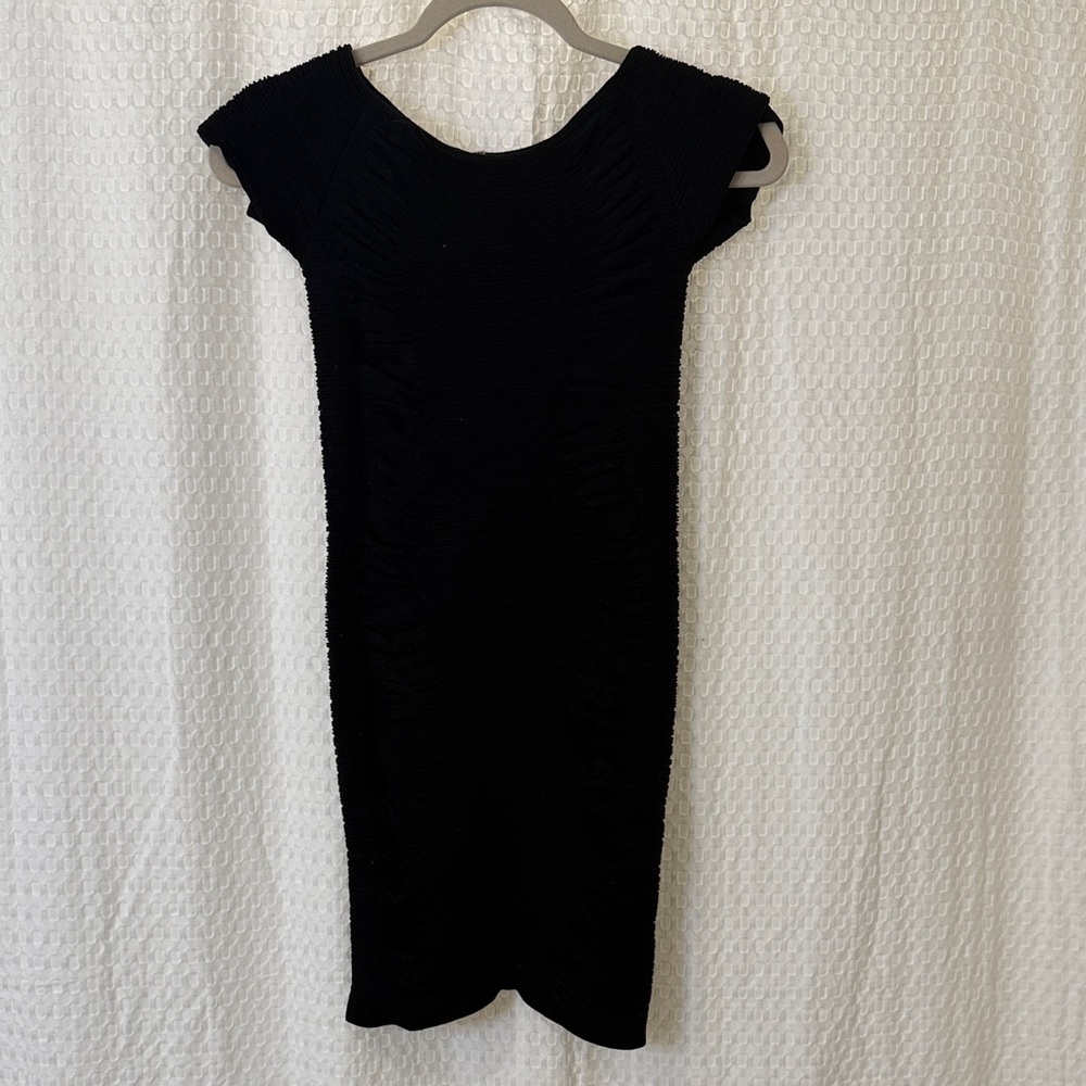 Elegant Black Knit Dress